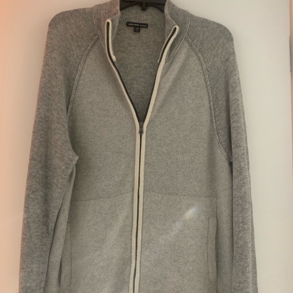 James Perse Sweaters - James Perse 100% Cashmere Zip Up Sweater